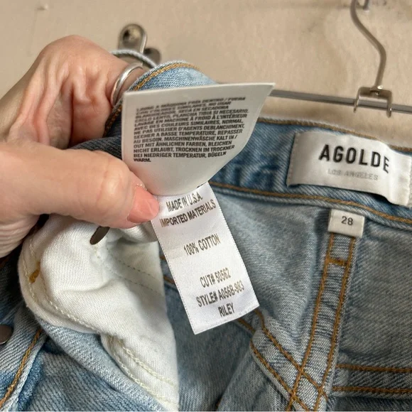 AGOLDE Riley Distressed Jean